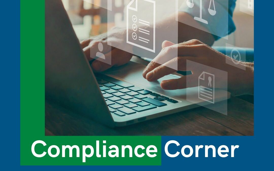 ACU-Serve Compliance Corner webinar illustration showing team collaboration