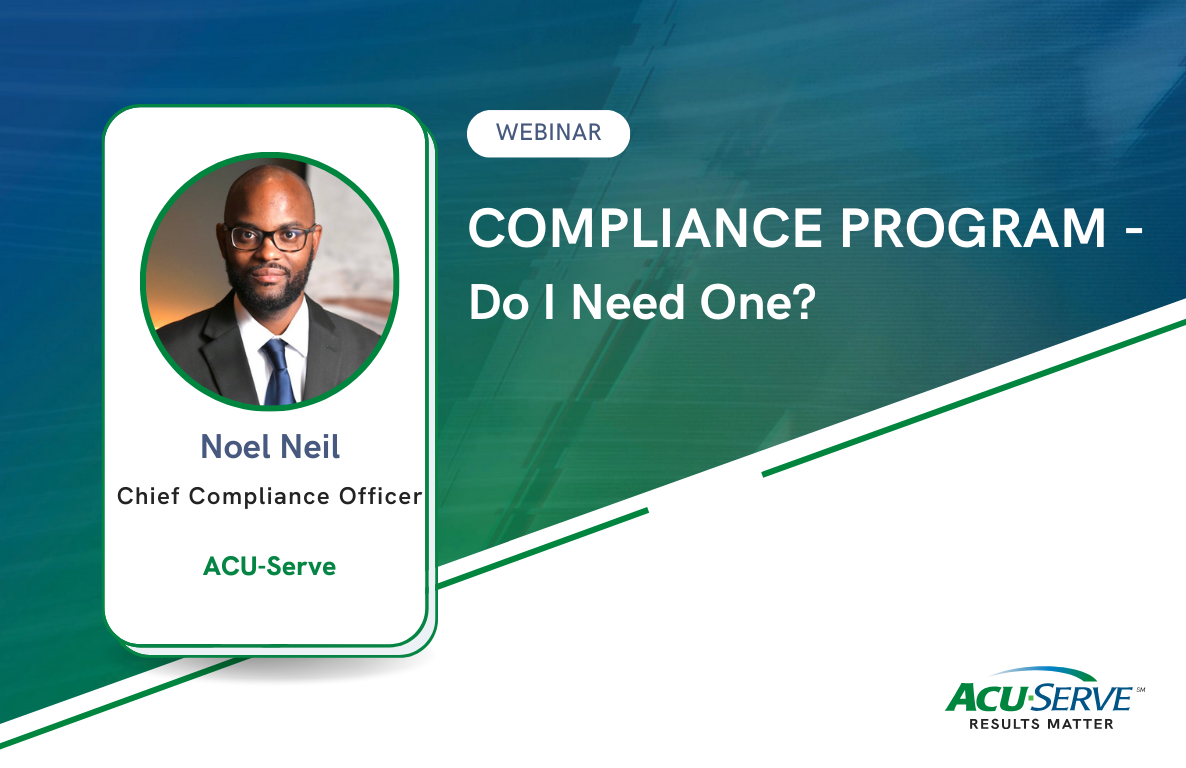 Compliance Program Webinar Sept