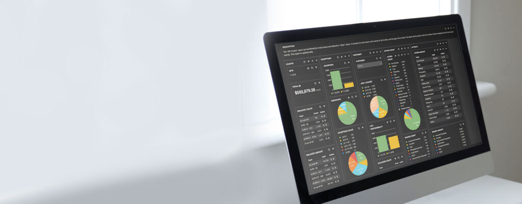 Image of a screen with data of Revenue cycle