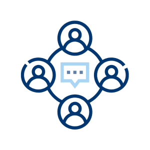 A glowing blue shield with a white checkmark symbolizes security, protection, trust, compliance, and verified safety.